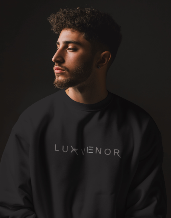 Luxvenor Iconic Minimalist Crewneck Oversized Sweatshirt